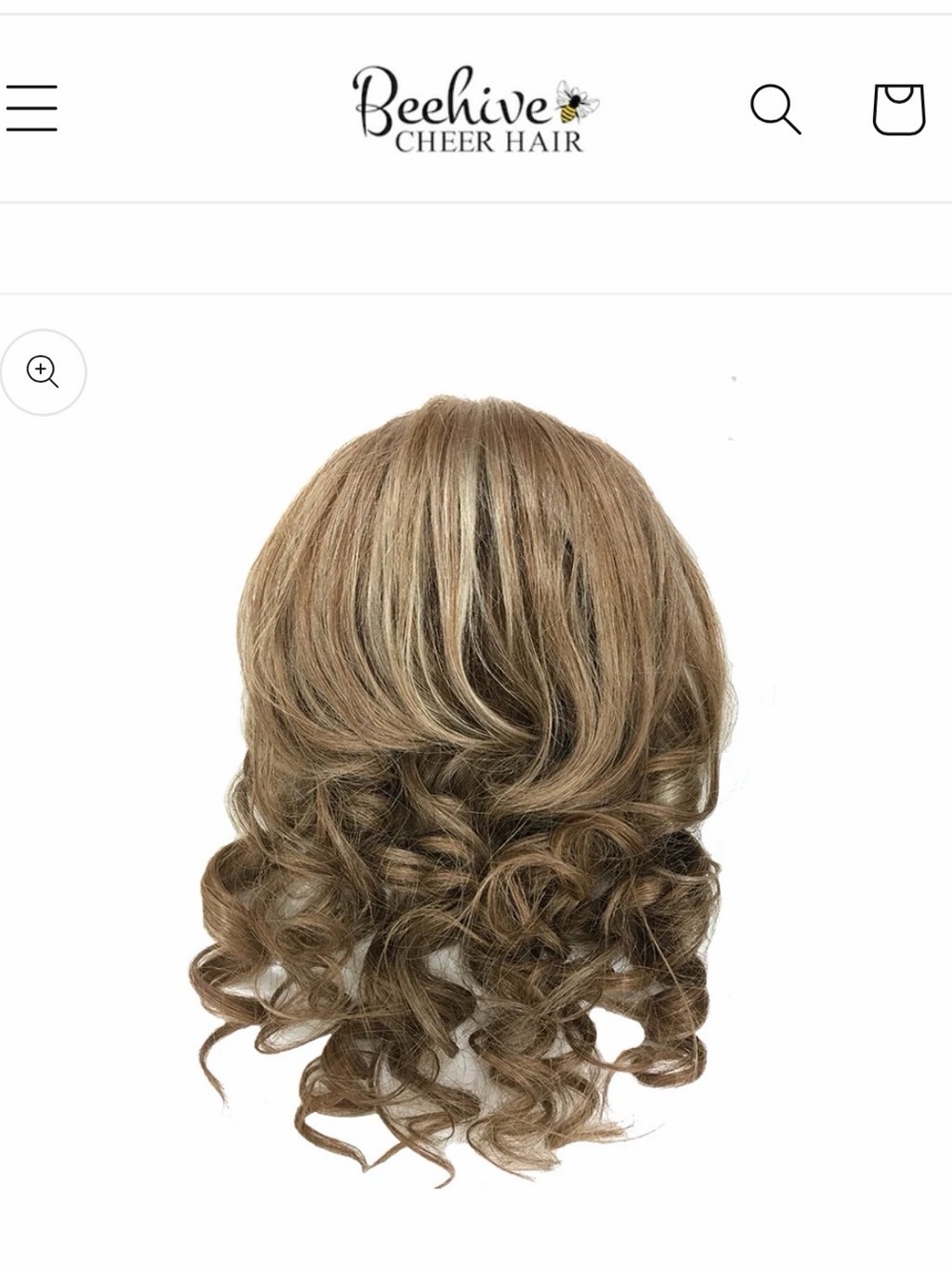 Long Wavy Blonde Hair Wig with Loose Curls - Unbranded